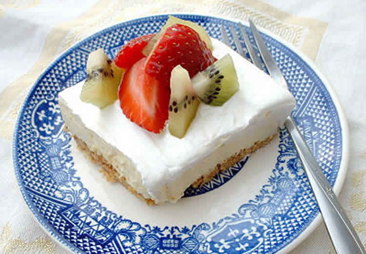 pudding glacé aux fruits