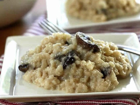 risotto champignons et fromage au thermomix