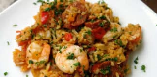 riz crevettes et chorizo au cookeo