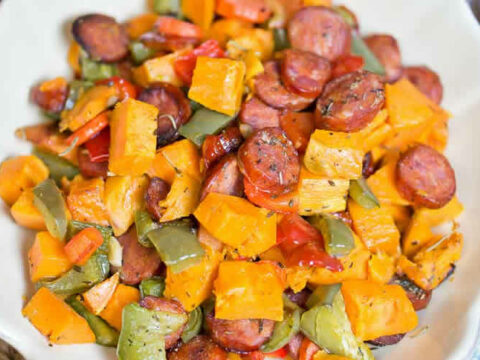 saucisses aux légumes au cookeo