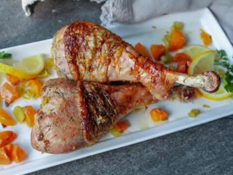Cuisse de dinde aux légumes au thermomix