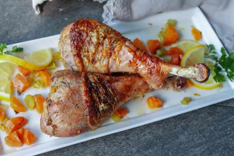 Cuisse de dinde aux légumes au thermomix