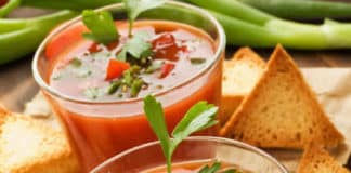 Gaspacho tomates poivrons au thermomix