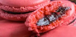 Macaron fraise chocolat au thermomix