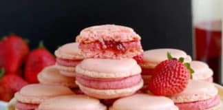 Macaron fraise chocolat au thermomix