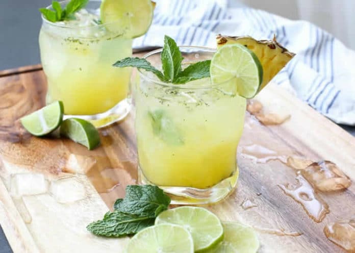 Mojito ananas pour enfants au thermomix