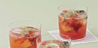 Mojito fraise sans alcool au thermomix