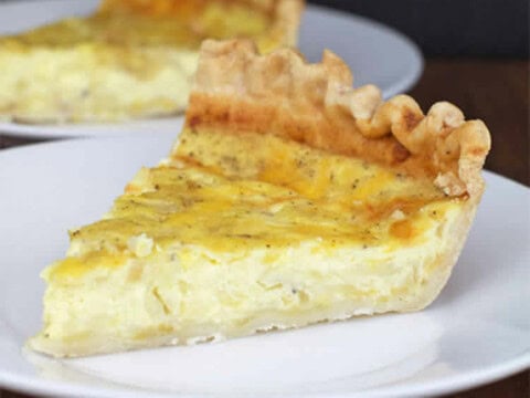 Quiche 3 fromages et oignon au thermomix