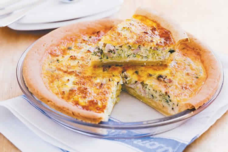 Quiche bacon et poireaux au thermomix