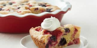 Recette cake aux fruits rouges ww
