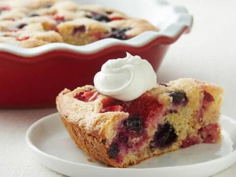 Recette cake aux fruits rouges ww