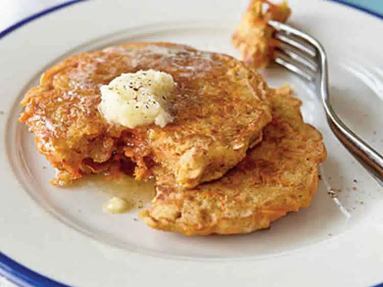 Recette galettes de carottes ww