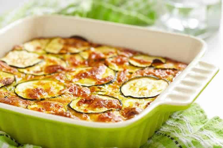 Recette gratin de courgettes ww