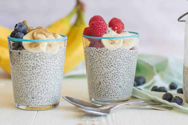Recette pudding de chia aux fruits ww