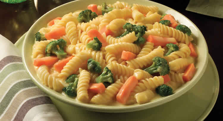 Recette pâtes aux légumes ww