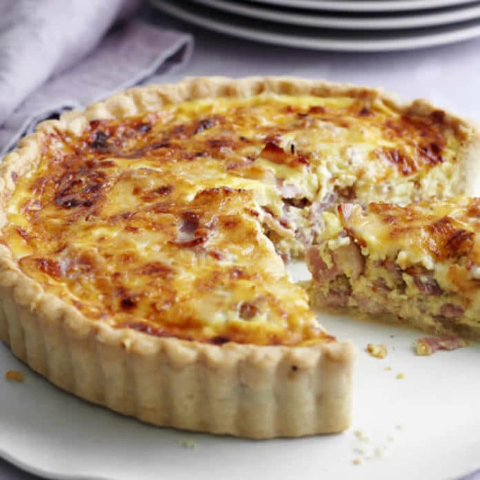 Recette quiche lorraine ww