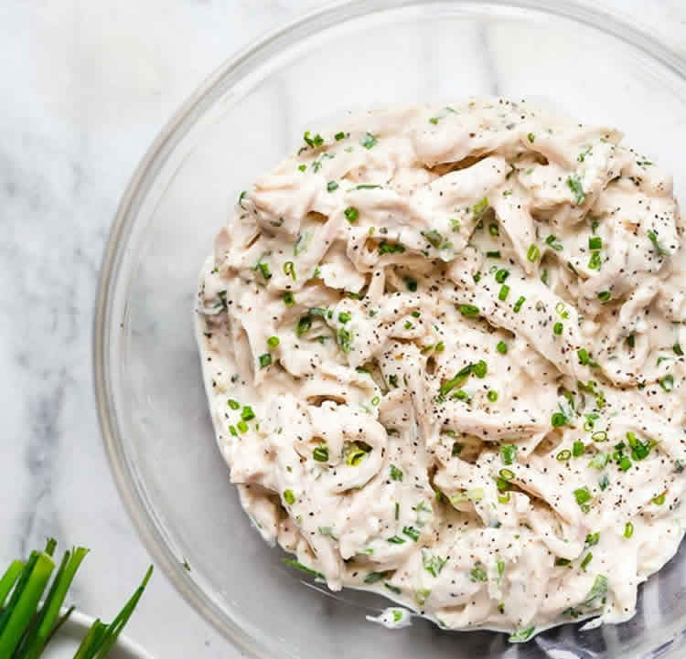 Recette salade aux émincés de poulet ww