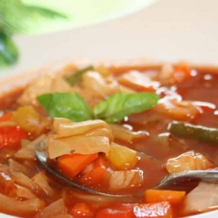 Recette soupe aux choux ww