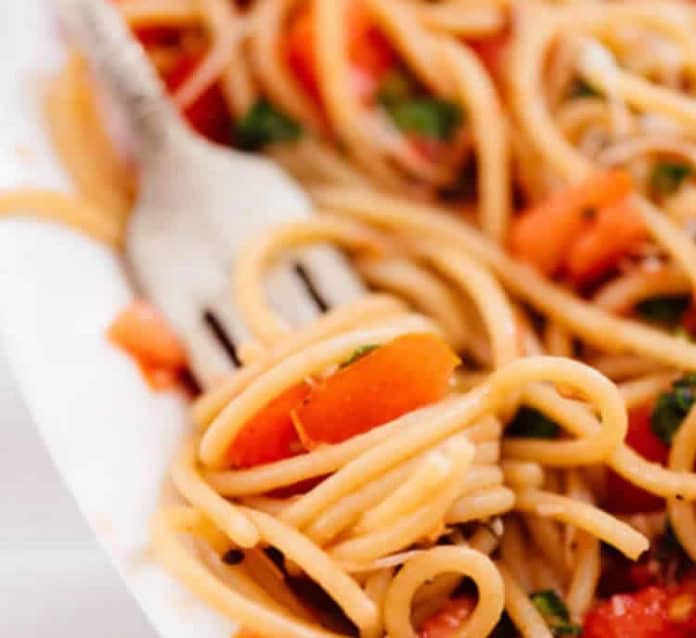 Recette spaghetti à la tomate ww