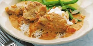 Sauté de porc au curry au thermomix