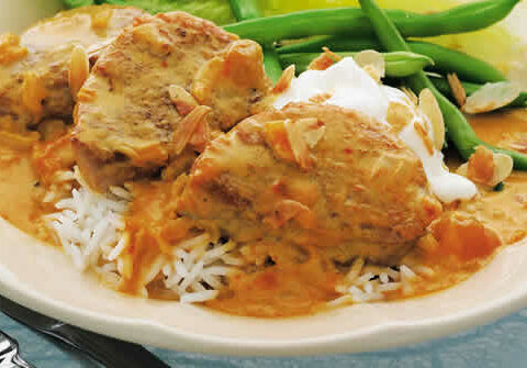 Sauté de porc au curry au thermomix