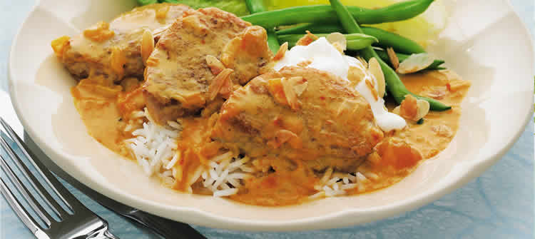 Sauté de porc au curry au thermomix
