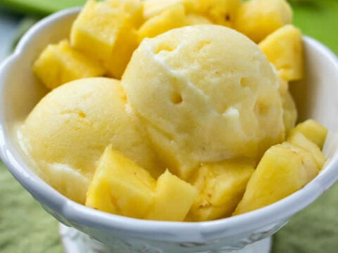 Sorbet ananas au thermomix