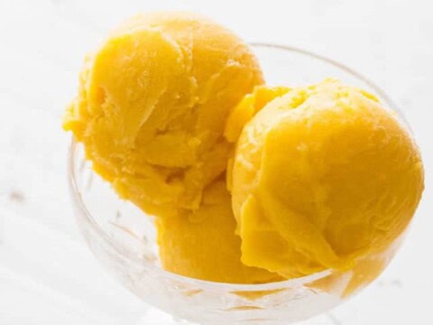 Sorbet mangue au citron au thermomix