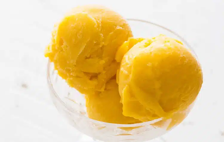 Sorbet mangue au citron au thermomix