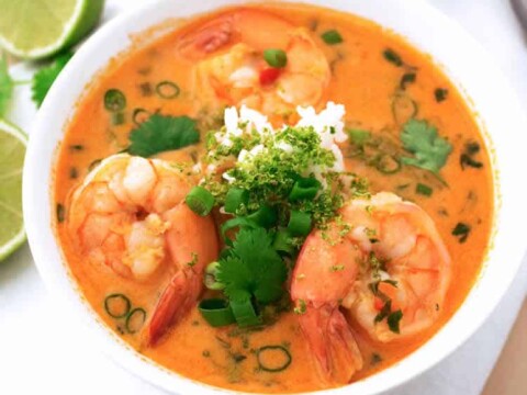 Soupe de crevette au thermomix