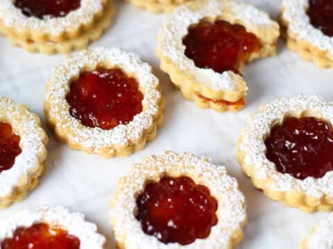 Biscuits à la confiture de fraises au thermomix