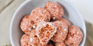 Boules d'énergie fraises et coco ww