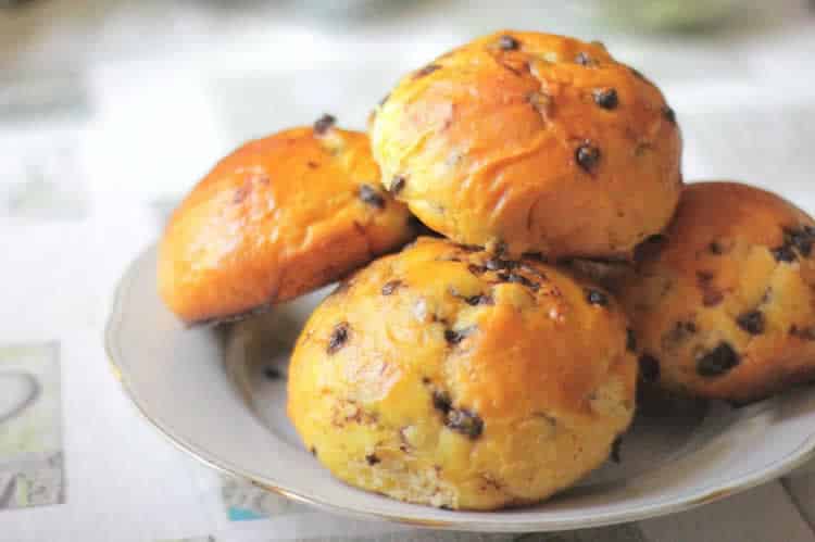 Briochettes aux pépites de chocolat au thermomix