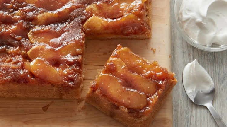 Cake caramélisé aux pommes au thermomix