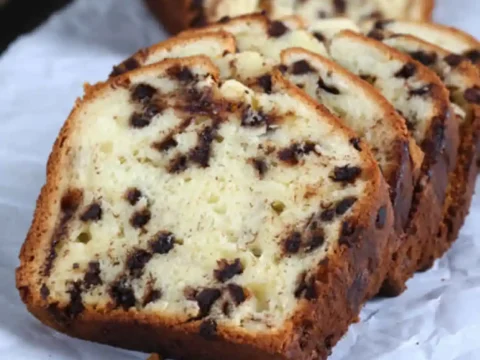 Cake yaourt et pépites chocolat au thermomix
