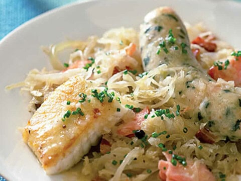 Choucroute au cabillaud au cookeo