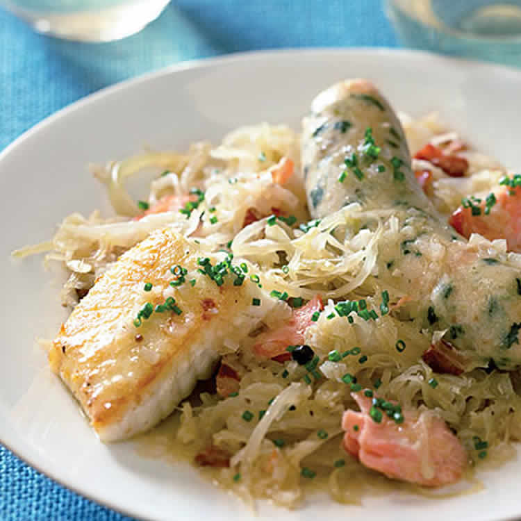 Choucroute au cabillaud au cookeo