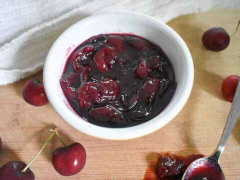 Confiture de cerises ww