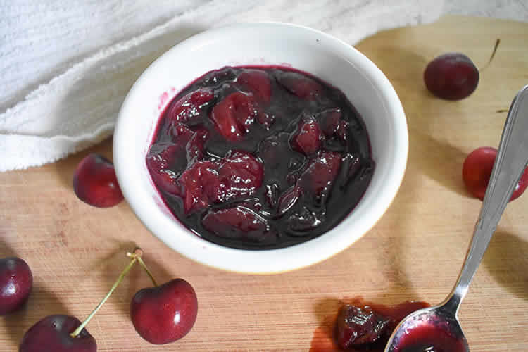 Confiture de cerises ww