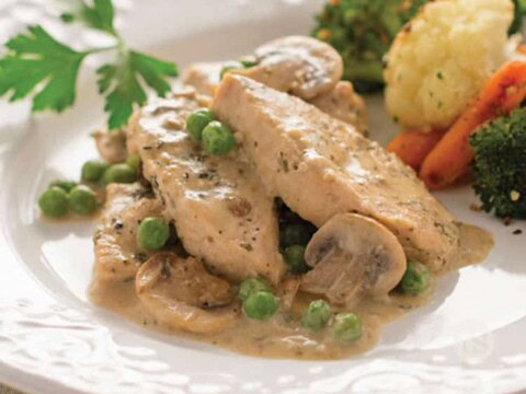 Escalope de dinde et crème d'oignon au thermomix