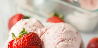 Glace à la vanille et fruits rouges au thermomix