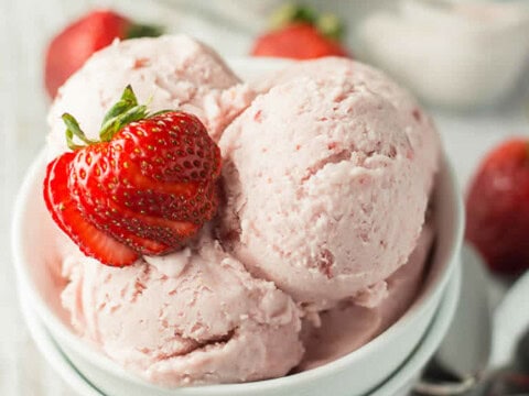 Glace à la vanille et fruits rouges au thermomix