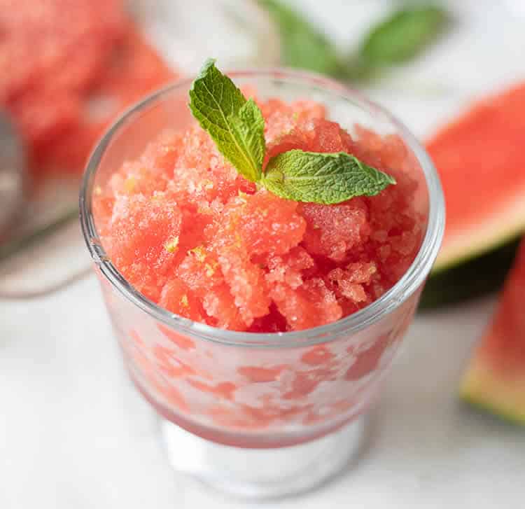 Granité à la pastèque au thermomix