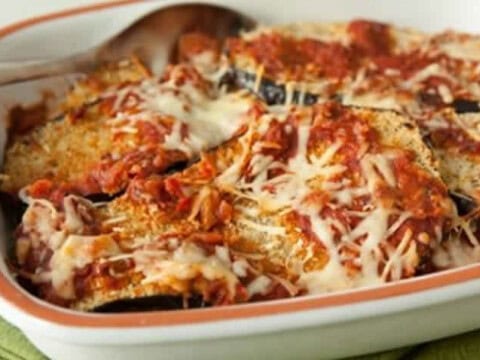Gratin aubergines et parmesan