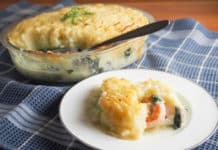 Gratin pommes de terre aux fruits de mer