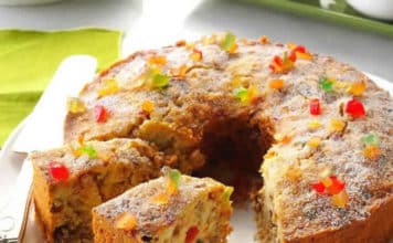Gâteau aux fruits confits au thermomix
