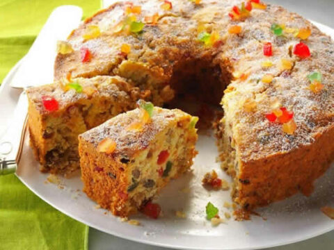 Gâteau aux fruits confits au thermomix
