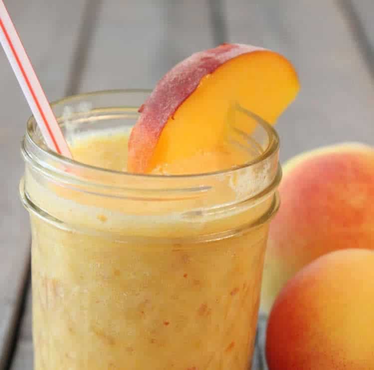 Jus de pêches frais au thermomix