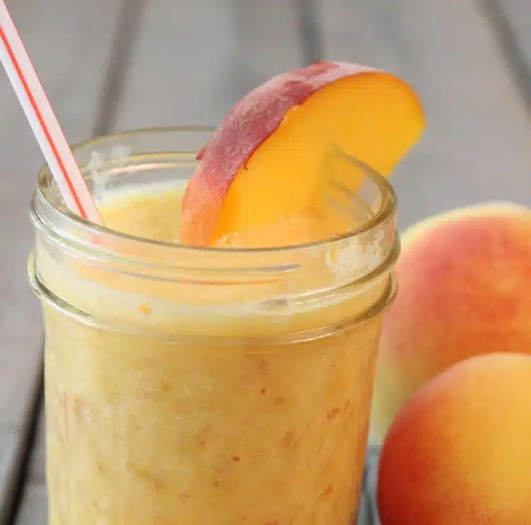 Jus de pêches frais au thermomix