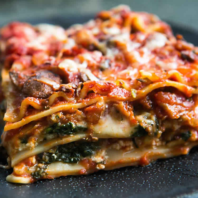Lasagnes aux champignons et tomate au thermomix